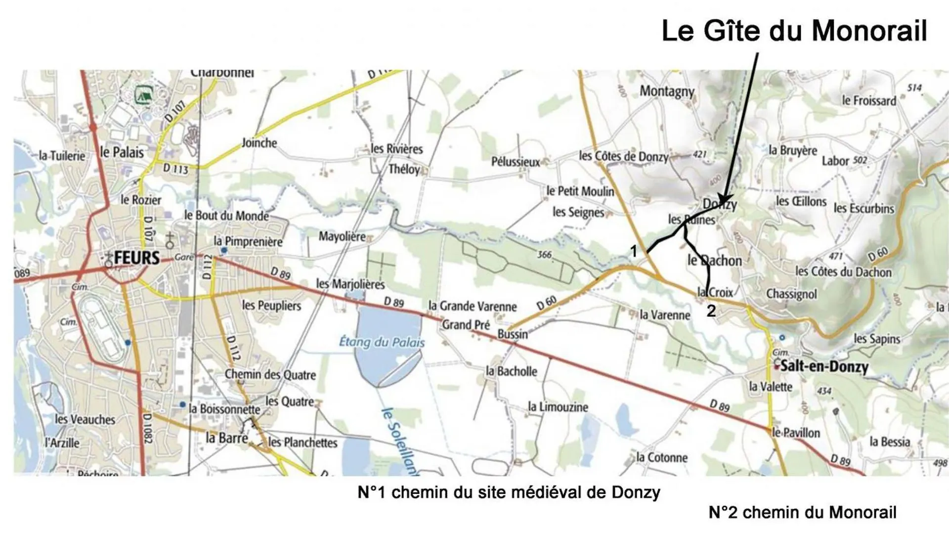 Gite En Pierres Avec Jardin, Cheminee Et Acces Direct Aux Sentiers De Randonnee - Fr-1-496-10 Salt-en-Donzy